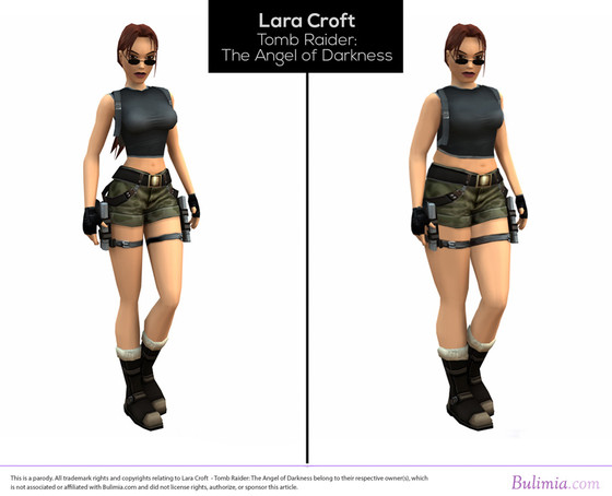 Lara Croft, Bikini Girl, Jade, Bulimia.com Lara Croft, Bikini Girl, Jade, Bulimia.com
